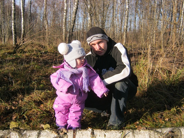В лесу...