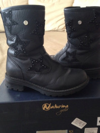 Ботиночки Naturino Gold 28 р. В отл.сост. стразы