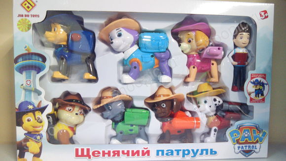 Набор фигурок Щенячий патруль-ковбои 8 шт