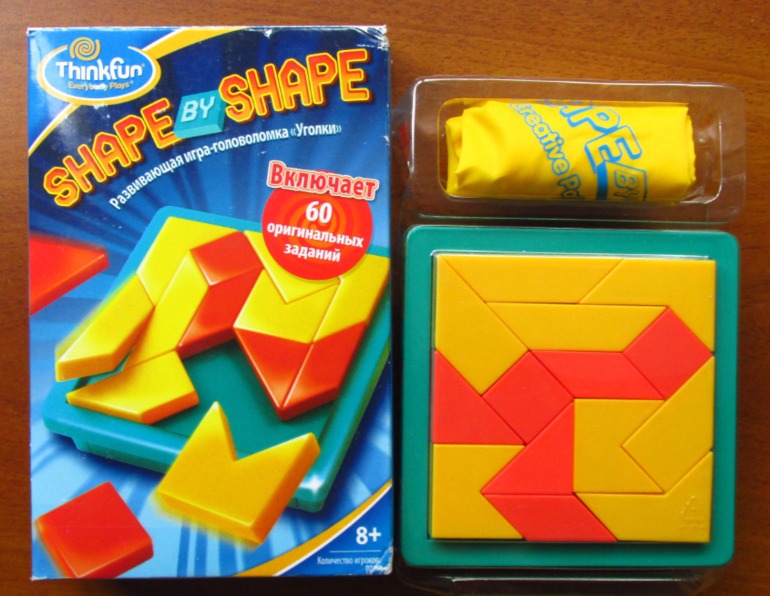 Игра-головоломка: Уголки от Thinkfun (Shape by shape)