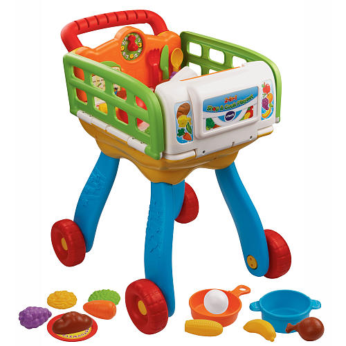 Детская Кухня + Ходунки корзина для покупок Vtech, Аттракцион зебра качалка Fisher Price