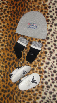 Песочник, рубашки, боди, шорты, тапочки, носки 0-6