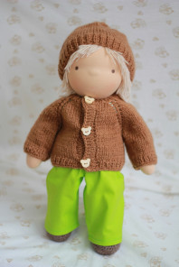 Вальдорфская кукла - мальчик Андрейка, 40 см