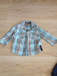 Джинсовый комбинезон, mothercare, 9-12 мес, 80 см