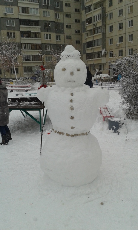 Начало нашей зимы : )