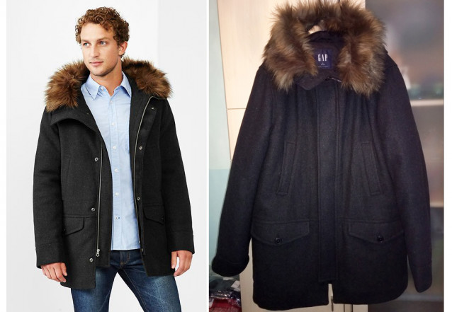 Новое мужское пальто-куртка GAP размер L Tall