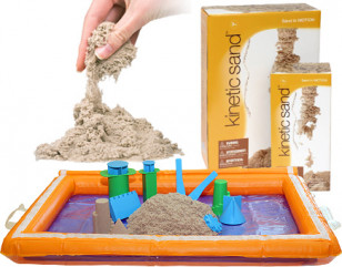 Кинетический песок Kinetic Sand с формочками