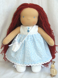 Вальдорфская кукла ручной работы Лерочка, 36 см