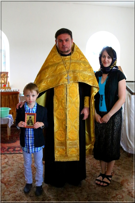 Покрестили младенца Луку