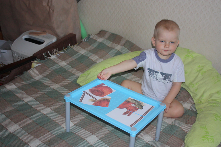 Один день нашей жизни (Саше 1г5мес)