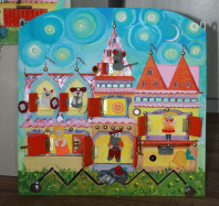 Бизиборд (развивающая доска) ручной работы