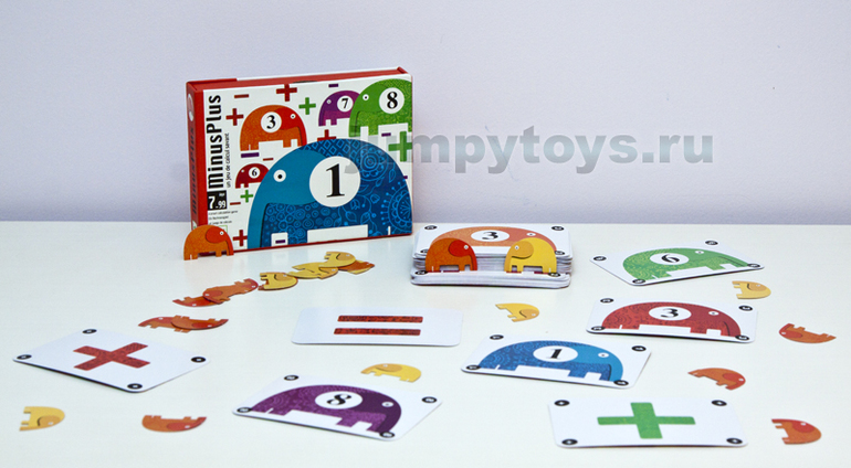 Настольные игры. Minus-Plus от Djeco