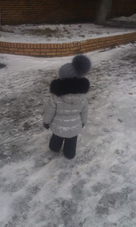 Детский коминезон для девочки на 2 года