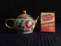Чайник Коллекционный Керамика Роспись Декоративный