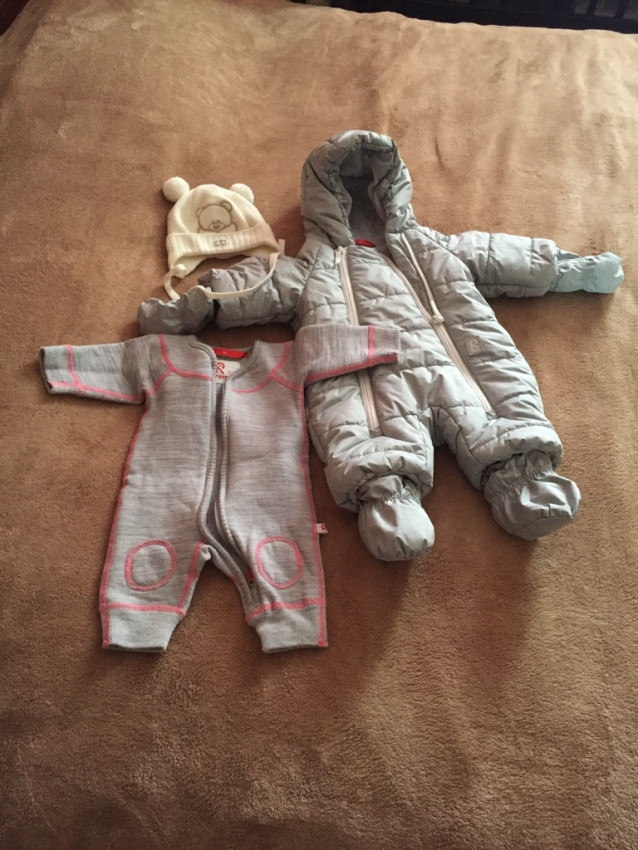 Комплект зимней одежды для новорожденного