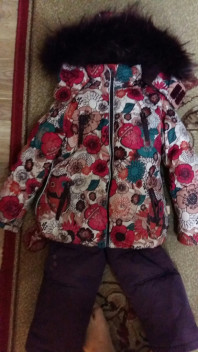 костюм зимний+пальто+шапки