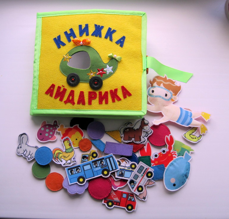 Книжка из фетра
