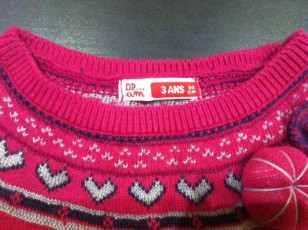 свитер на девочку Du pareil au meme