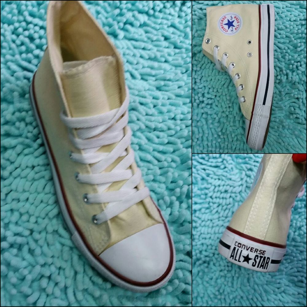 Кеды Convers женские высокие желтый