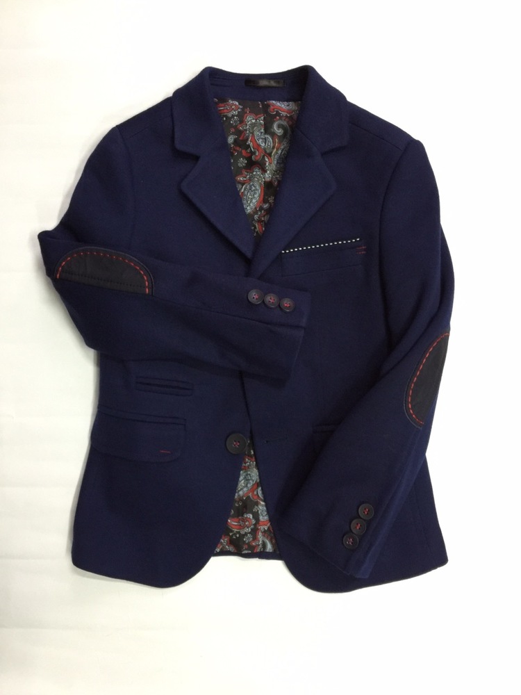 Пиджак трикотажный для мальчика, BLLIONAIRE темно-синий