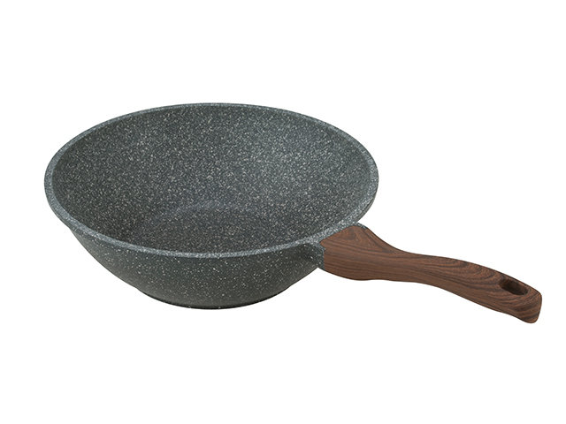 4429 FISSMAN Сковорода-вок DAKJJIM 30x10см (алюминий  с трех