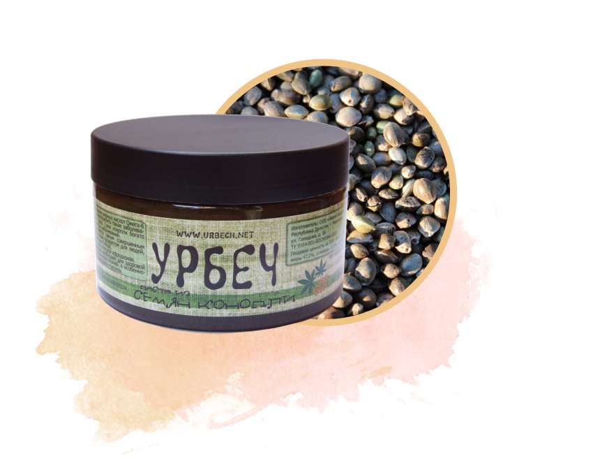 Урбеч из семян конопли