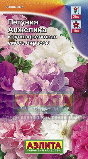 Петуния Анжелика F1, смесь окрасок