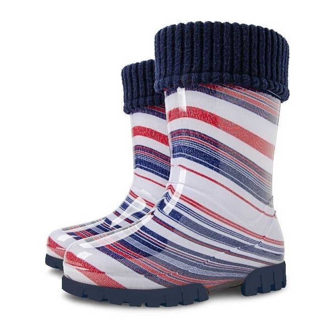 РЕЗИНОВЫЕ САПОГИ DEMAR 0038L TWISTER LUX PRINT ПОЛОСКА