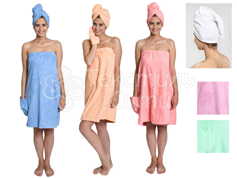 Полотенца после бани. Комплект для сауны женский махровый. Полотенце на липучке для женщин. Полотенце-халат женский для сауны. Полотенце халат для бани.