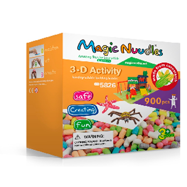 Magic Nuudles конструктор на основе кукурузного крахмала