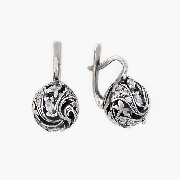 Серьги из серебра Изабель Юмила