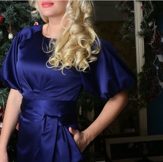 Платья Ульяна Сергеенко, атлас с эластаном