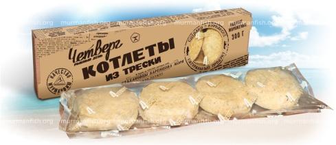 Котлеты из трески 300 грамм