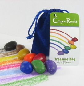 Мелки-камушки восковые Crayon Rocks (Крайон Рокс), набор 8 ш