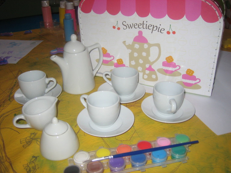 Расписная посуда для девочек из Imaginarium и много всего другого!