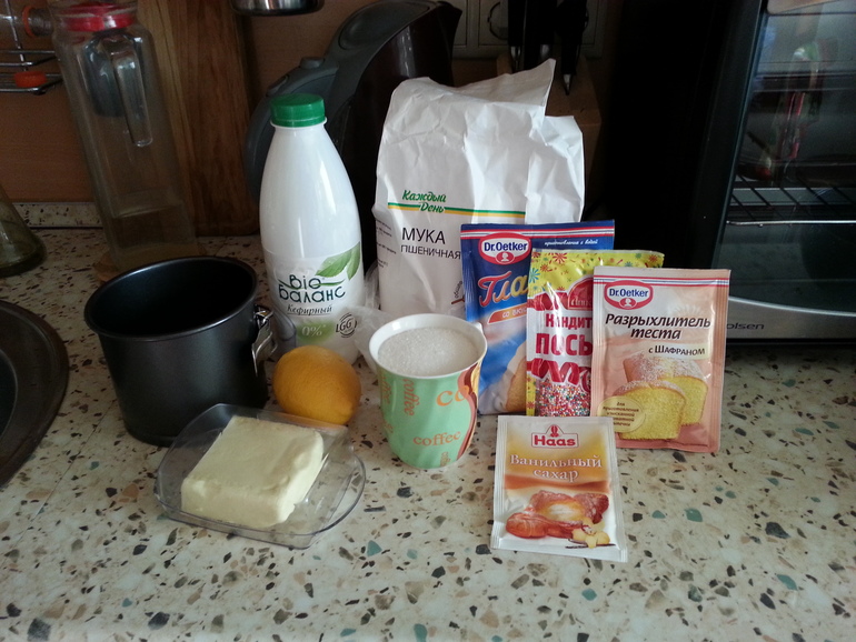 Кулич без дрожжей.