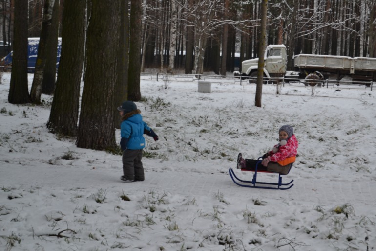 зима в городе