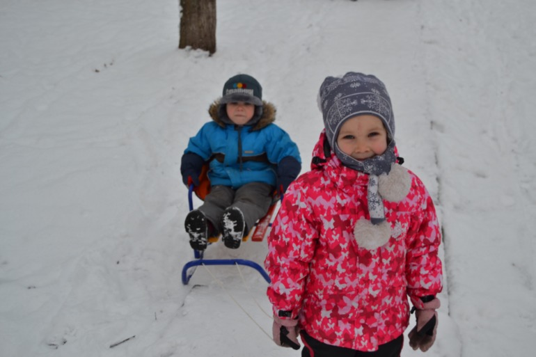 зима в городе