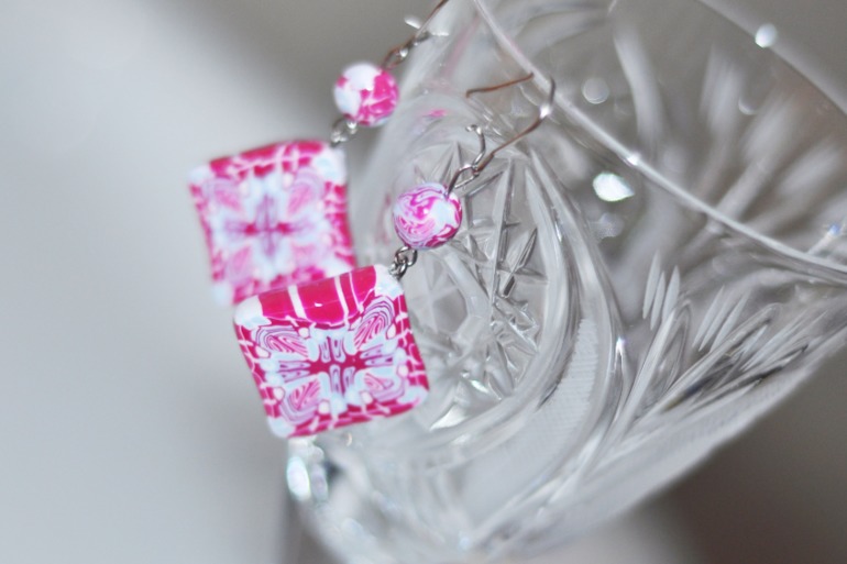 Комплект в технике "Калейдоскоп"