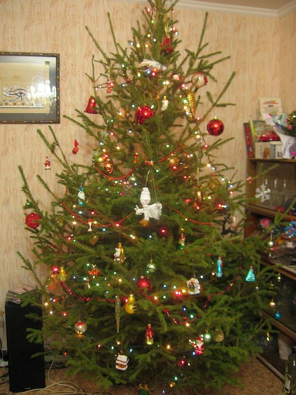 И вот она нарядная...