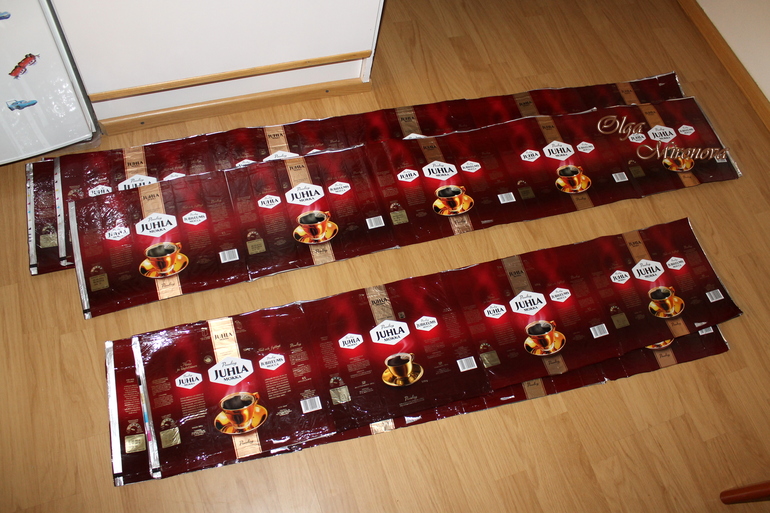 Сумка из кофейных пакетов.