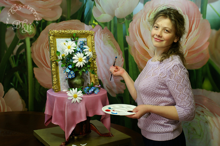 Торт на Юбилей "Оживший натюрморт"