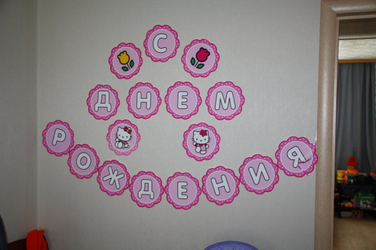 наш день рождения в стиле хелло китти)