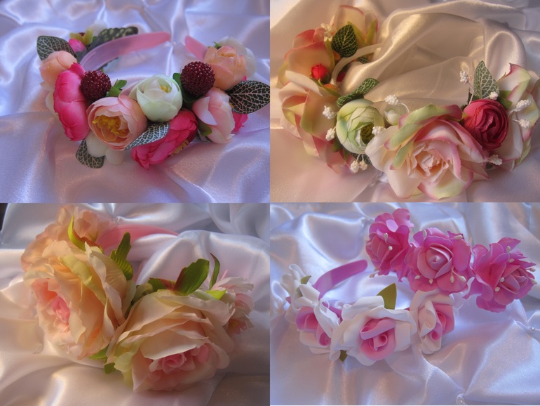 Ободки с цветами