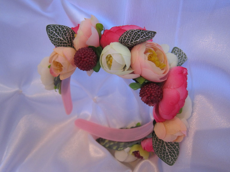 Цветочные ободки!