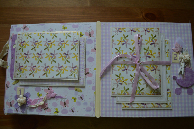 Альбом для новорожденной девочки