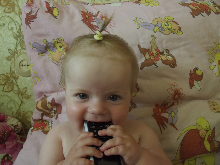 Первая прическа!