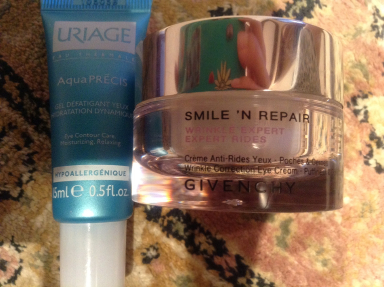 Мои губы, глаза и лосьоны.