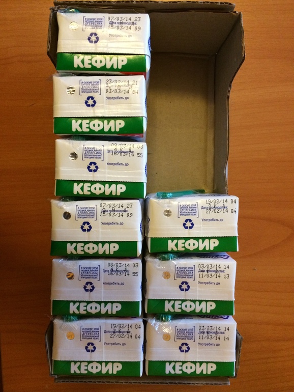 Кефир агуша 1