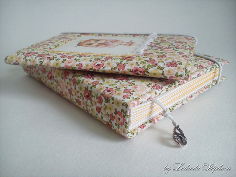 Блокнот и обложка на паспорт с совушкой...